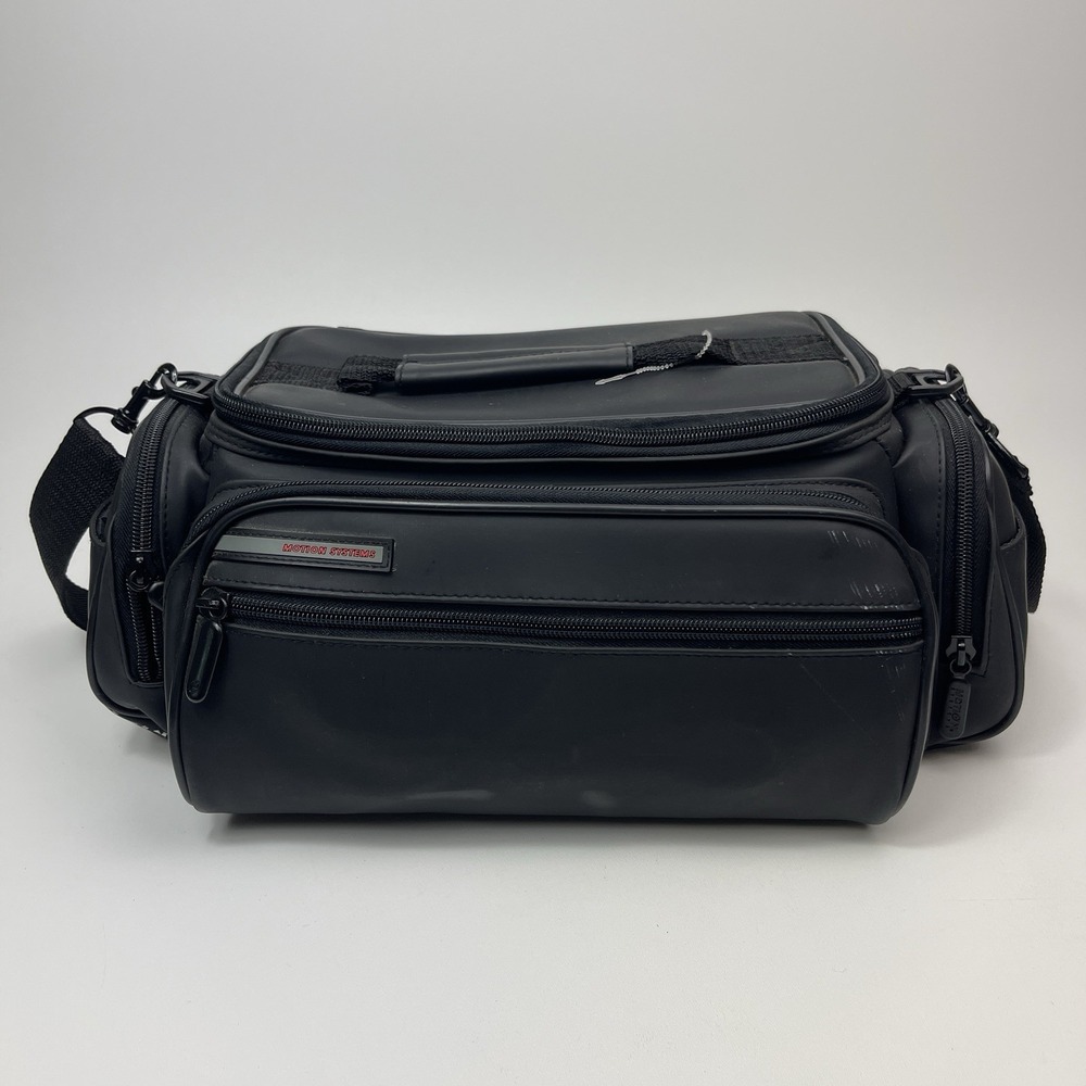 Motion Systems Camera Camcorder Faux Leather Carrying Case Bag Padded Pockets